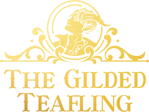 The logo for The Gilded Teafling.