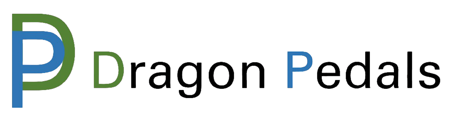 The logo for Dragon Pedals.