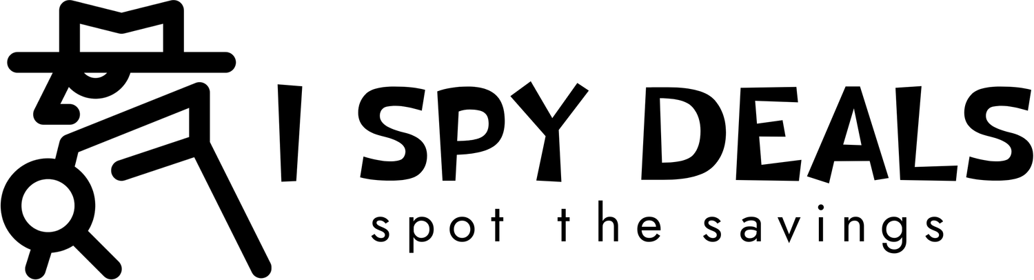 The logo for I Spy Deals.