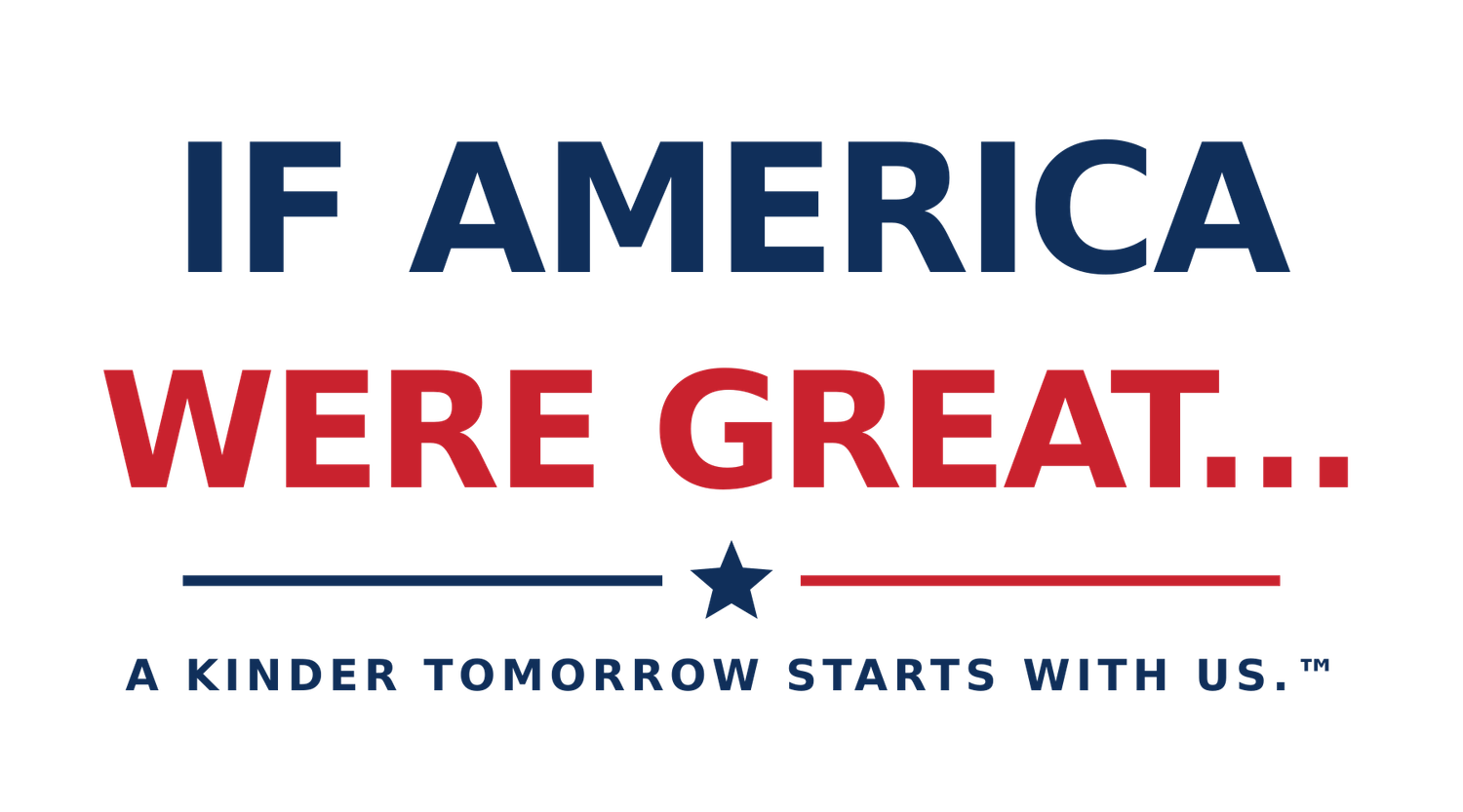 The logo for If America Were Great, LLC.