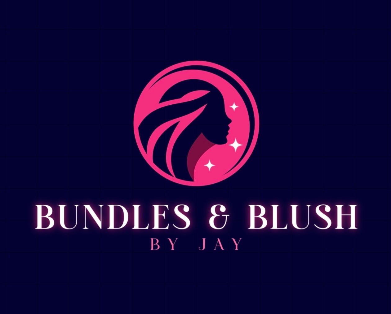The logo for Bundles & Blush By Jay.