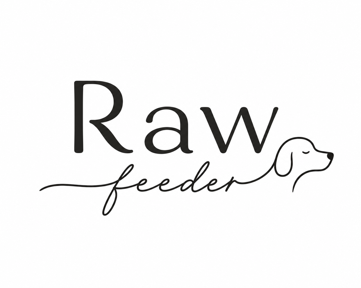 The logo for Raw Feeder.
