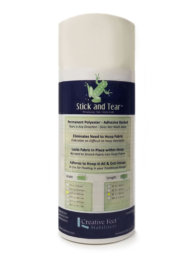 Stick and Tear Stabilizer roll