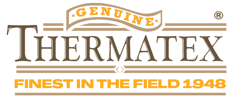 The logo for Thermatex.