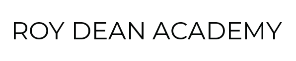 The logo for Roy Dean Academy.