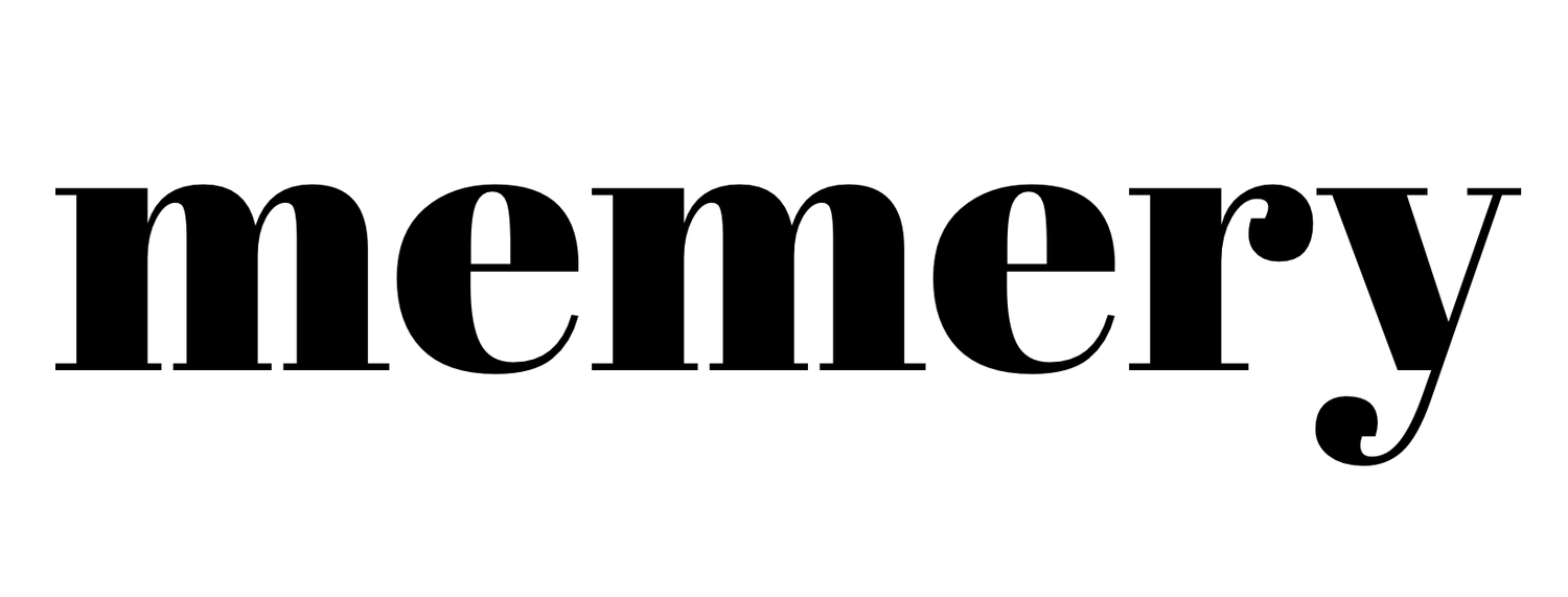 The logo for memery.