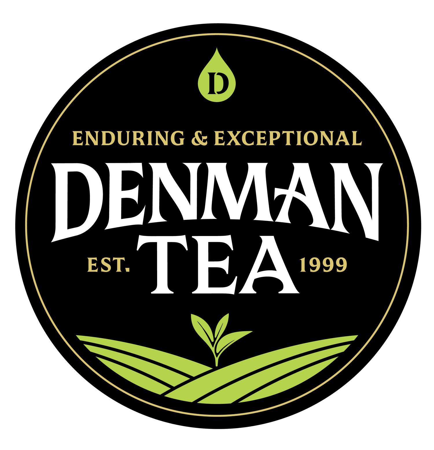 The logo for Denman Tea.