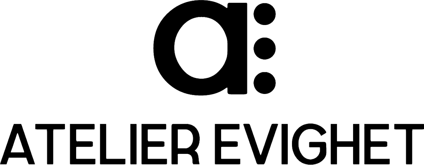 The logo for Atelier Evighet.