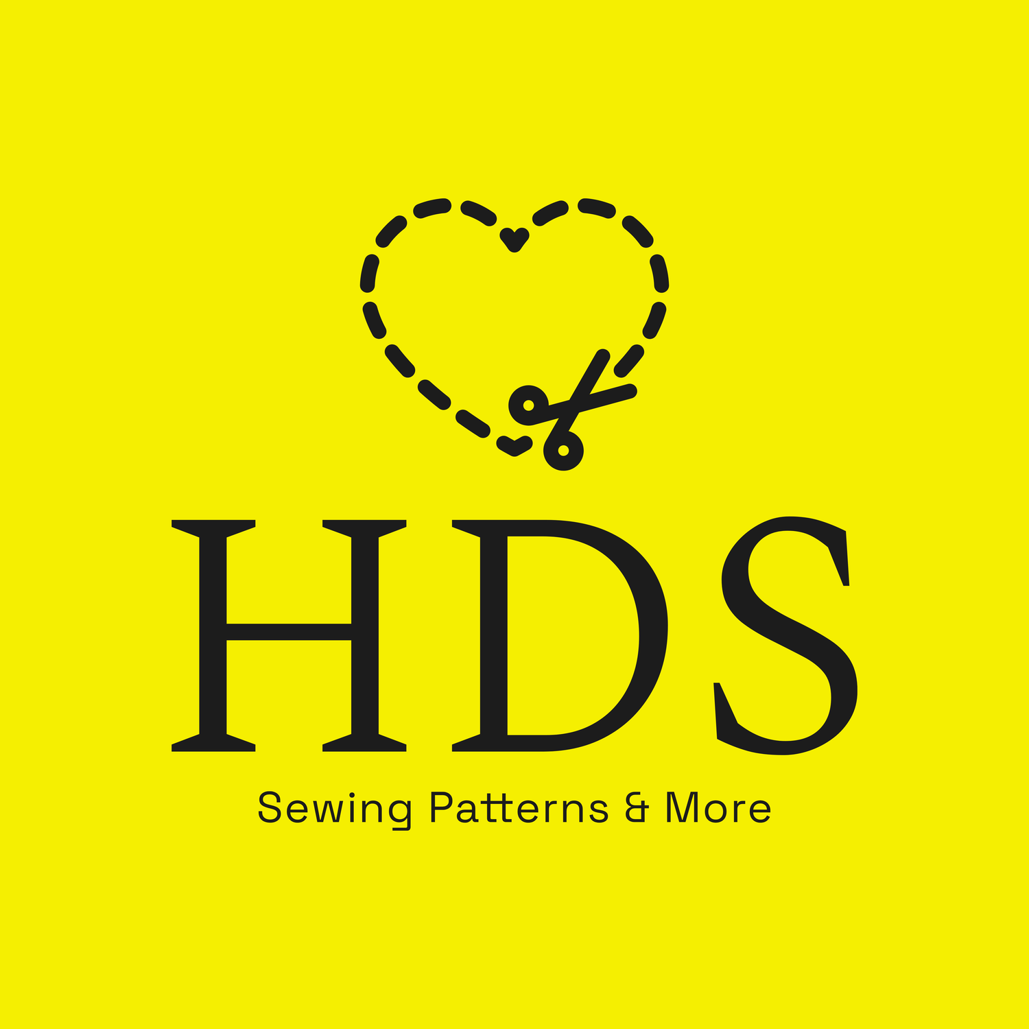 The logo for Happy Days Sewing .