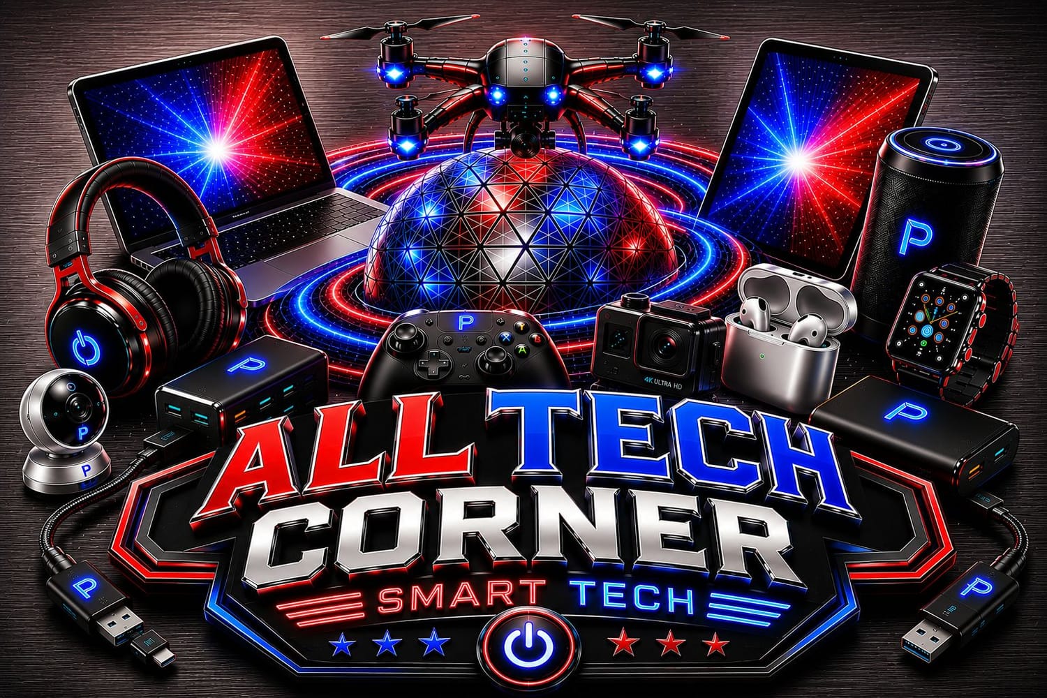 The logo for All Tech Corner .