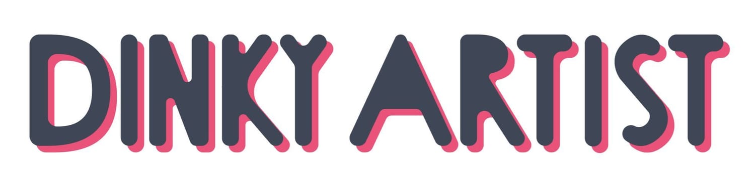 The logo for Dinky Artist.