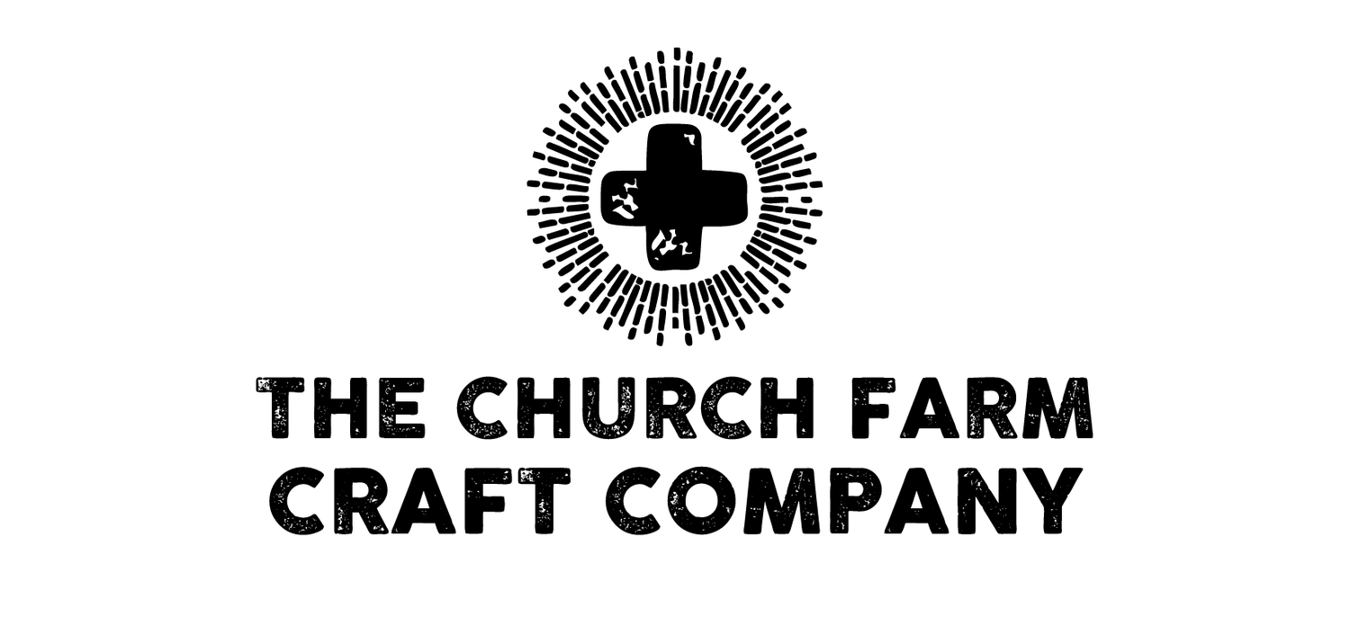The logo for The Church Farm Distillery.