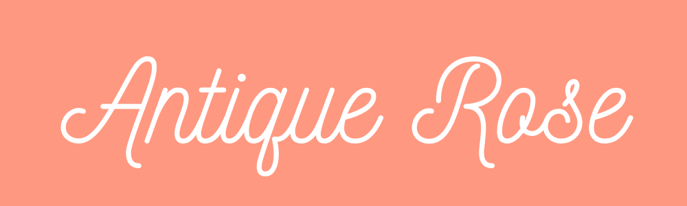 The logo for Antique Rose Boutique.