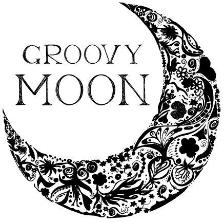 The logo for GroovyMoon.