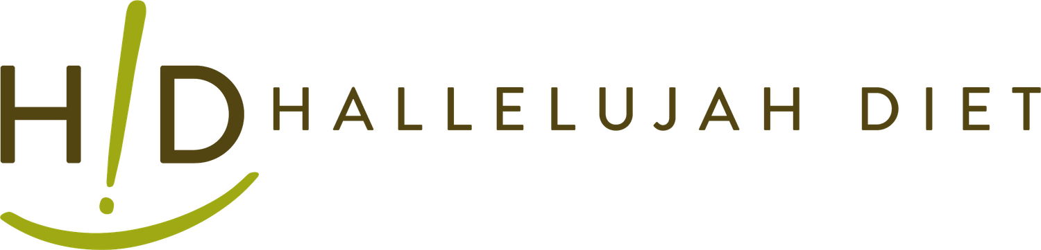 The logo for Hallelujah Diet .