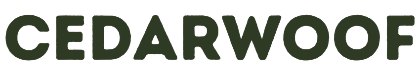 The logo for Cedarwoof.