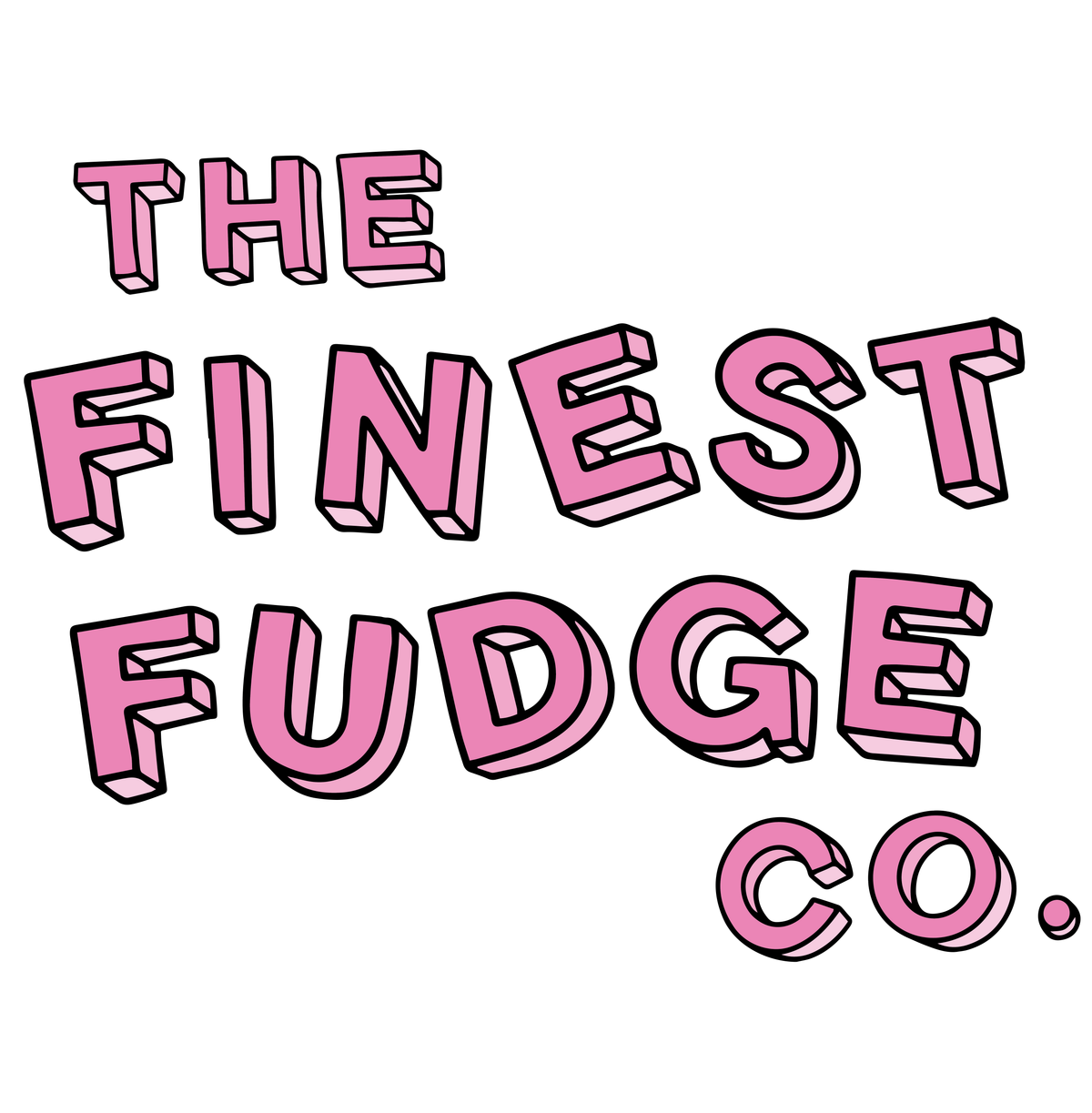 The logo for The Finest Fudge Co..