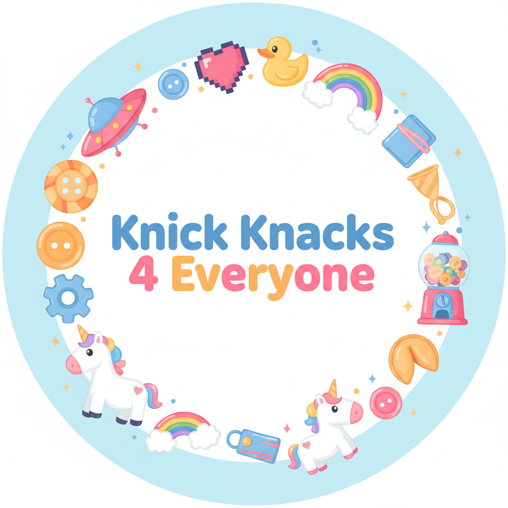 The logo for Knicks Knacks 4 everyone.