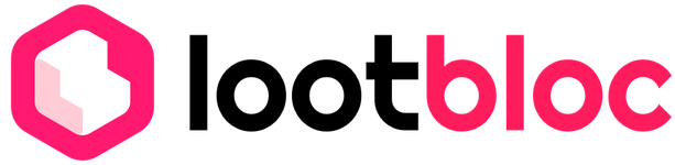 The logo for Lootbloc.