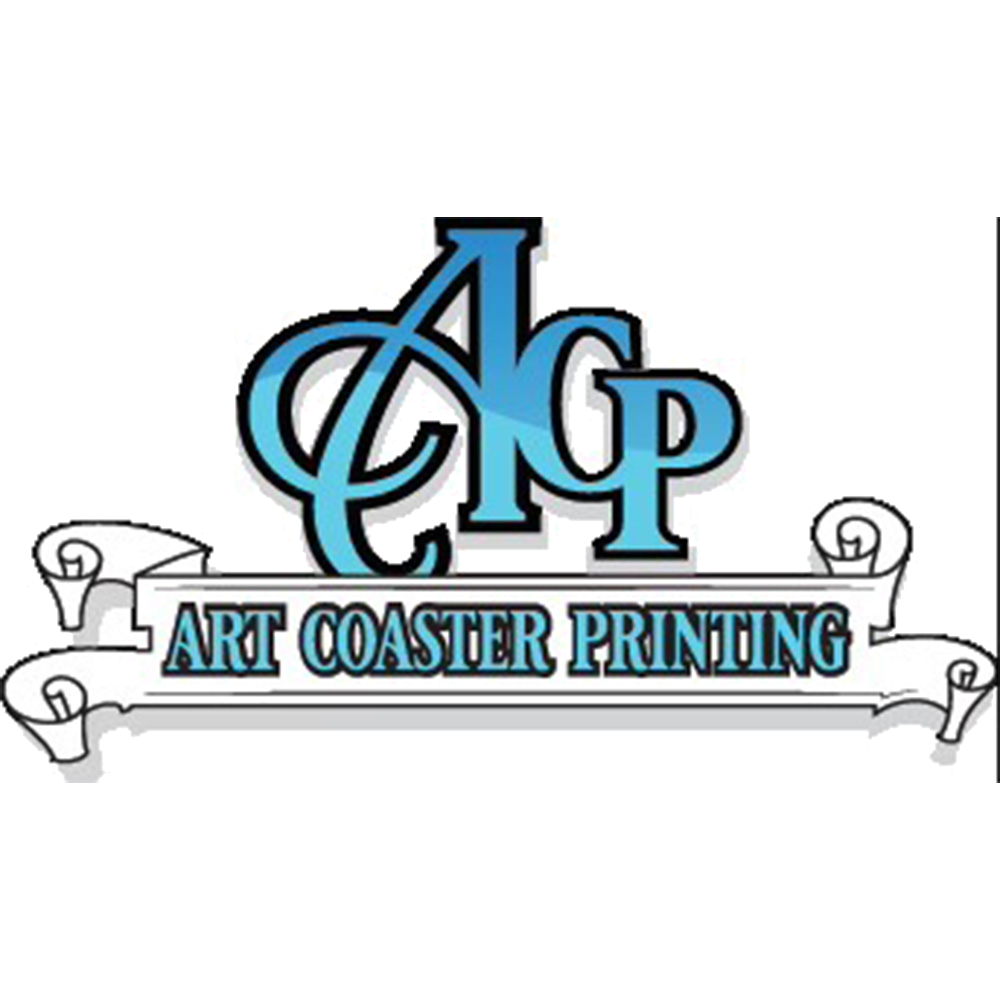 The logo for Art Coaster Printing.