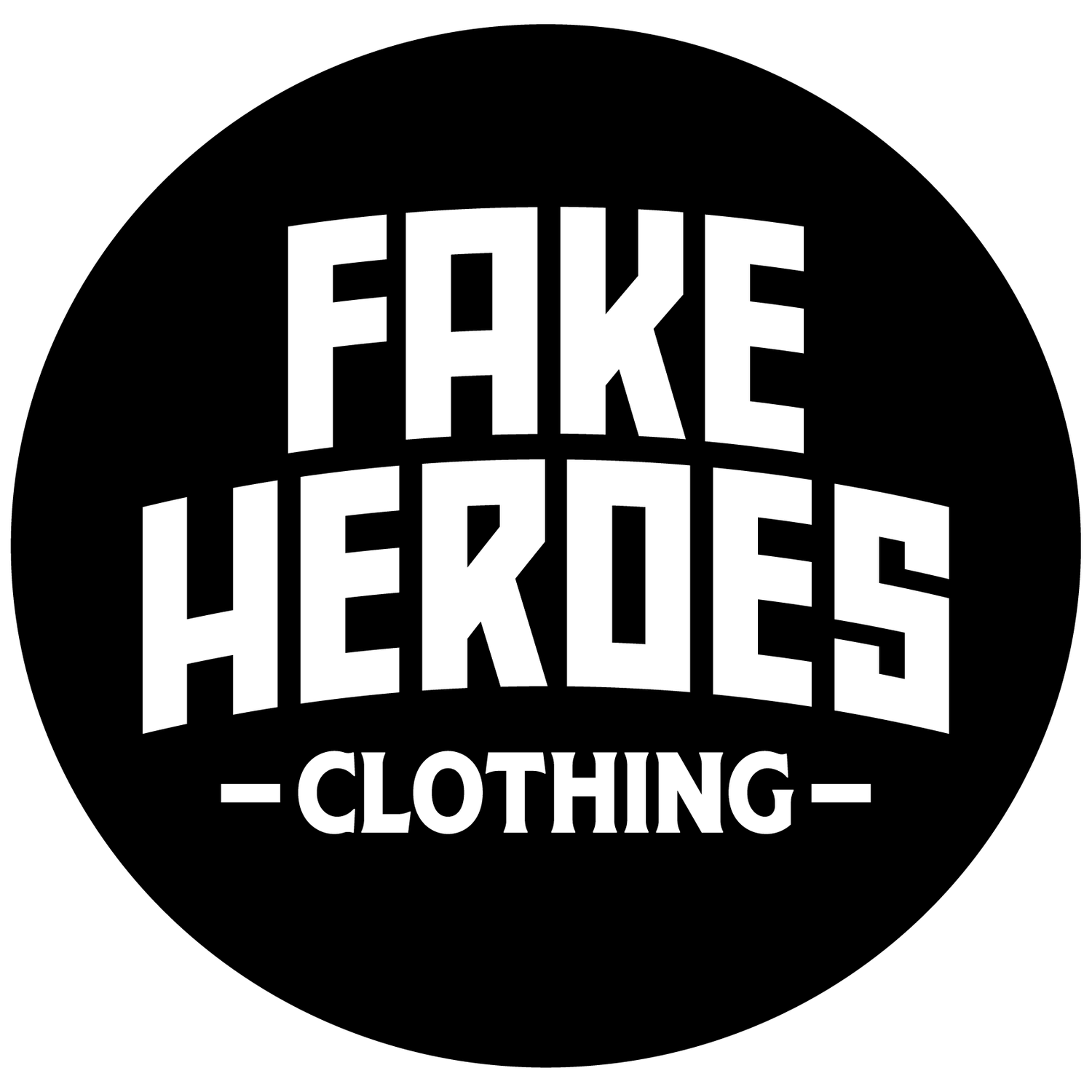 The logo for Fake Heroes.