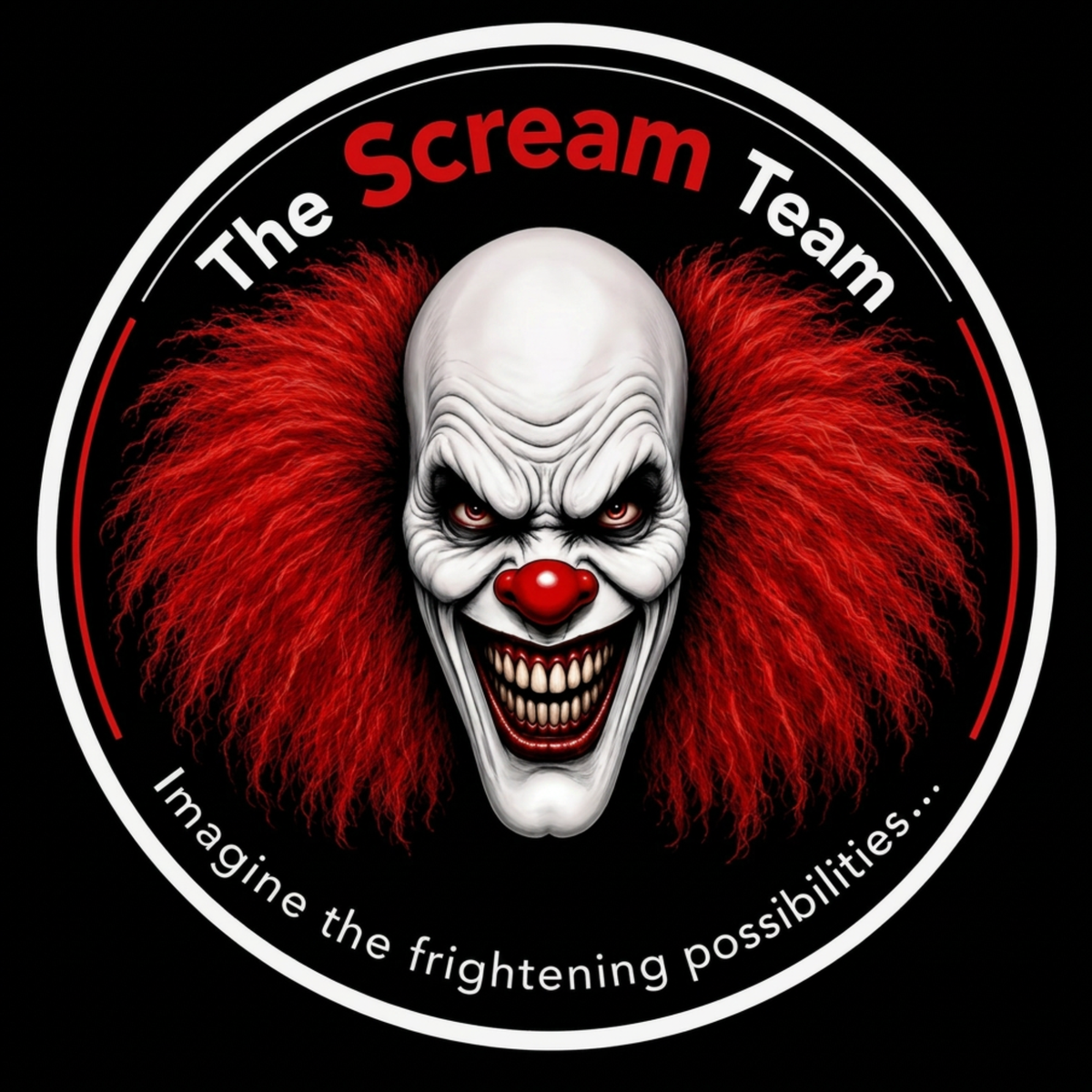 The logo for The Scream Team | Foam Latex Appliances .