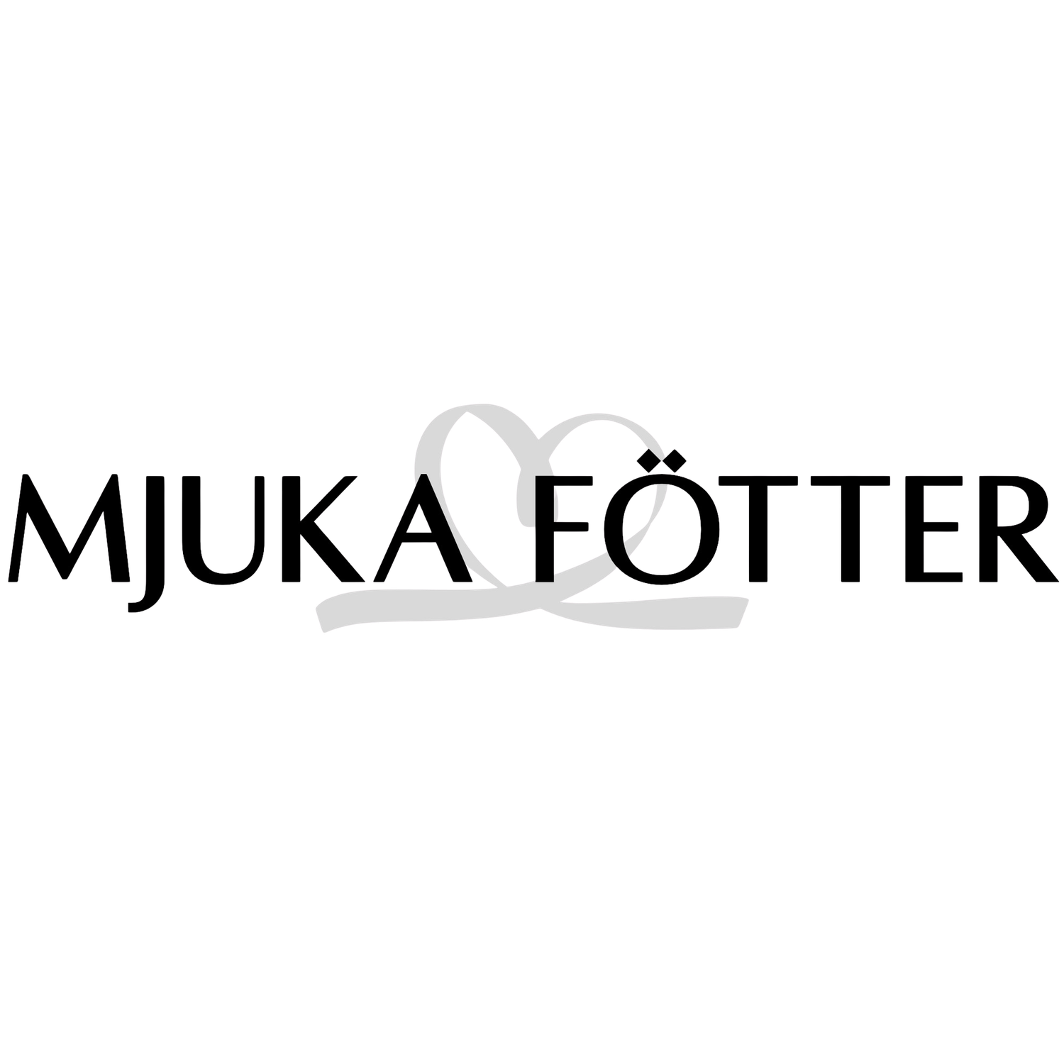 The logo for Mjukafötter.