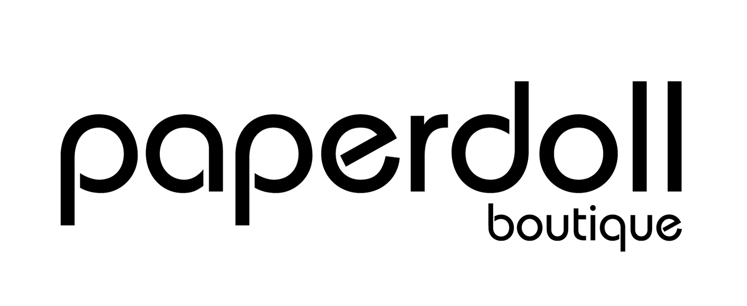 The logo for Paperdoll Boutique.