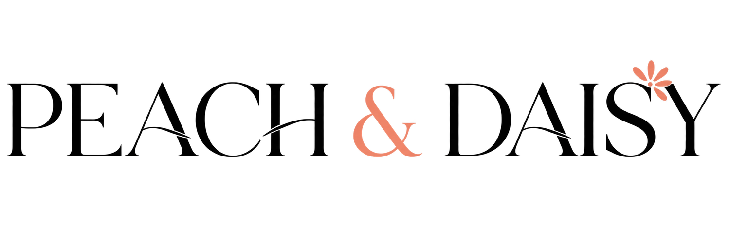 The logo for Peach & Daisy.