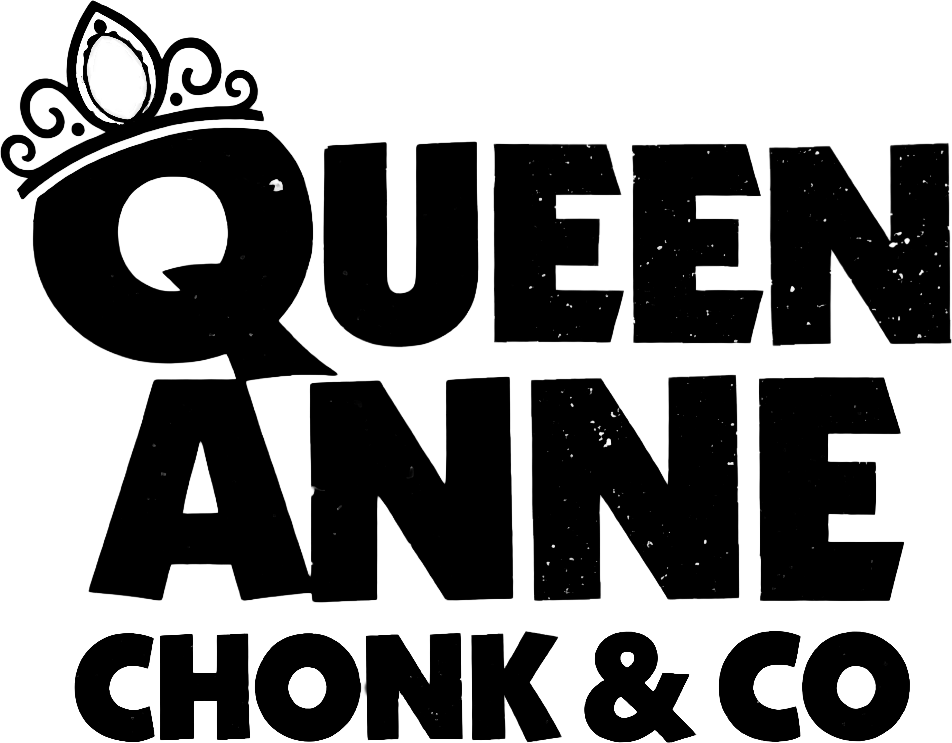 The logo for Queen Anne Chonk & Co.