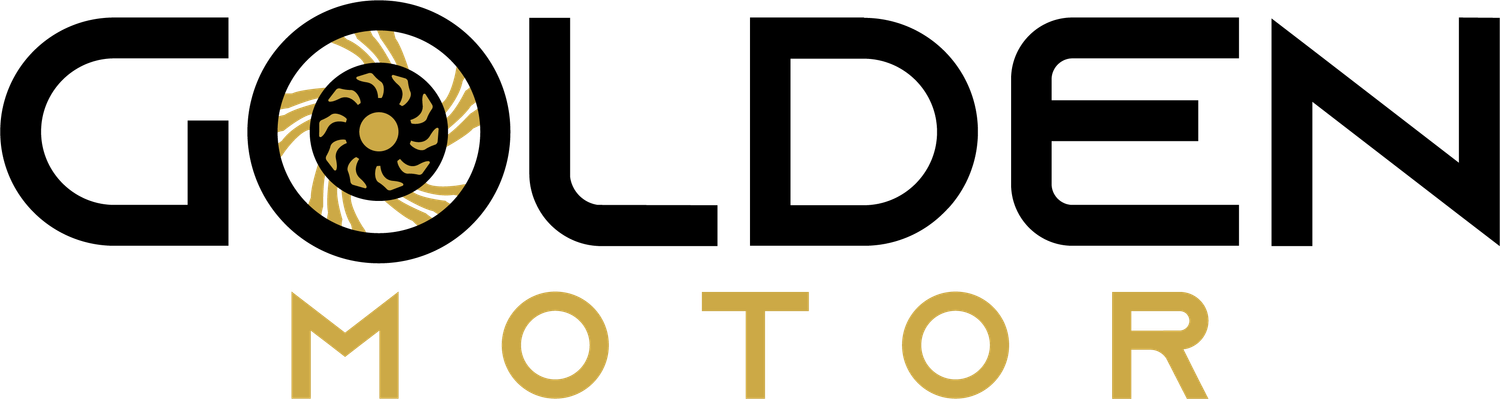 The logo for Golden Motor.