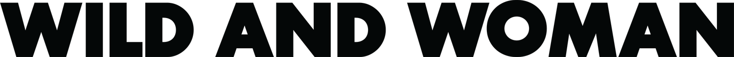The logo for Wild and Woman.
