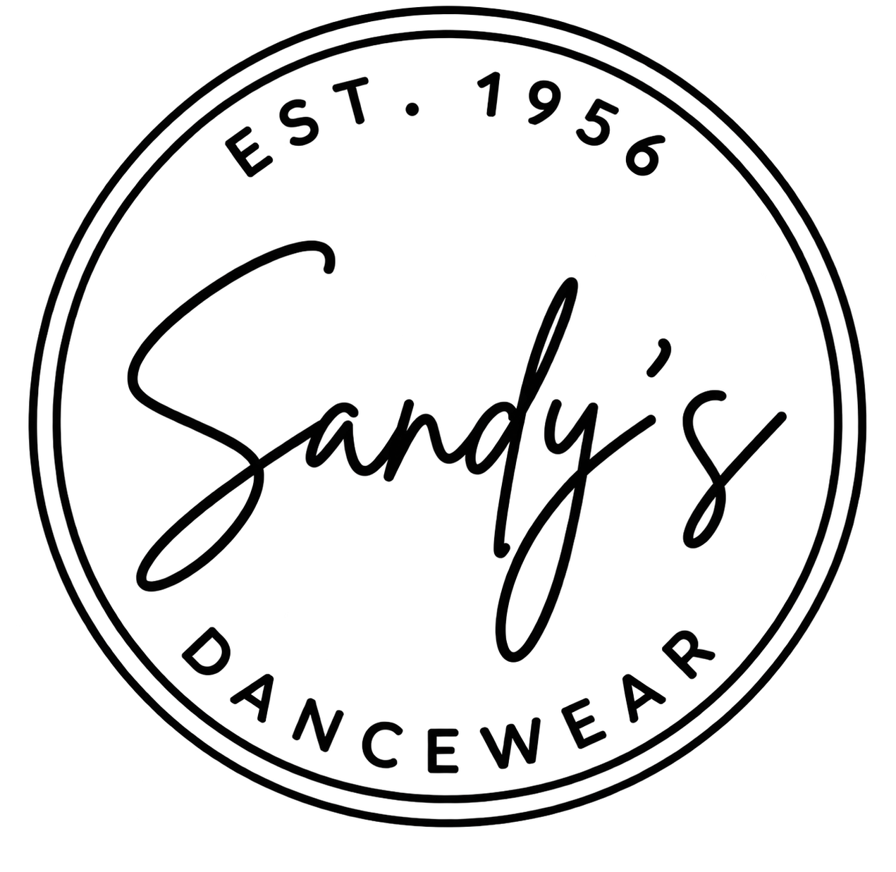 The logo for Sandy's Dancewear.