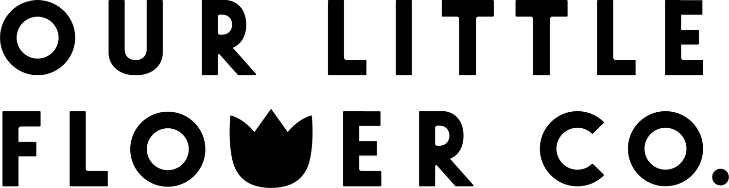 The logo for Our Little Flower Company.