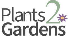 The logo for Plants2Gardens.