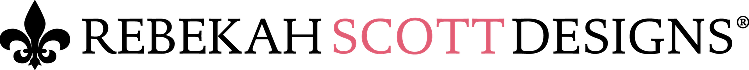 The logo for Rebekah Scott Designs.