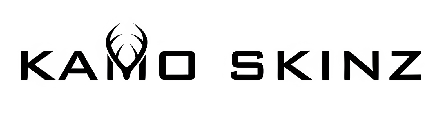 The logo for Kamo Skinz .