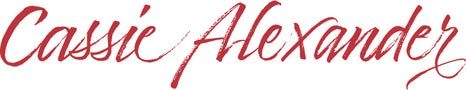 The logo for Cassie Alexander.