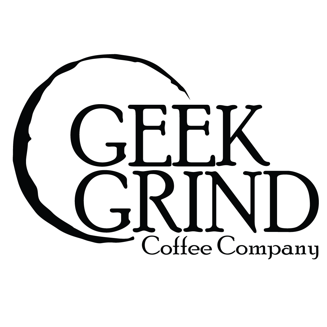 The logo for Geek Grind Coffee.