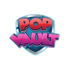 The logo for POPvault.