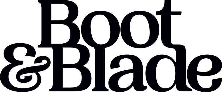 The logo for The Boot and Blade.