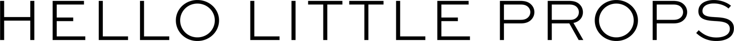 The logo for Hello Little Props.