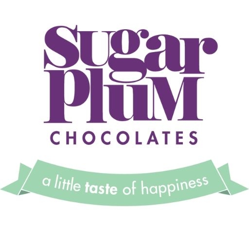 The logo for Sugar Plum Chocolates.
