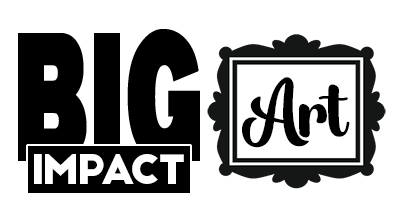 The logo for Big Impact Art.
