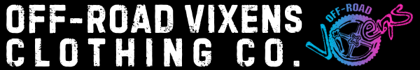 The logo for OFF-ROAD VIXENS CLOTHING CO. .