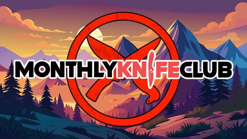 The logo for MonthlyKnifeClub.