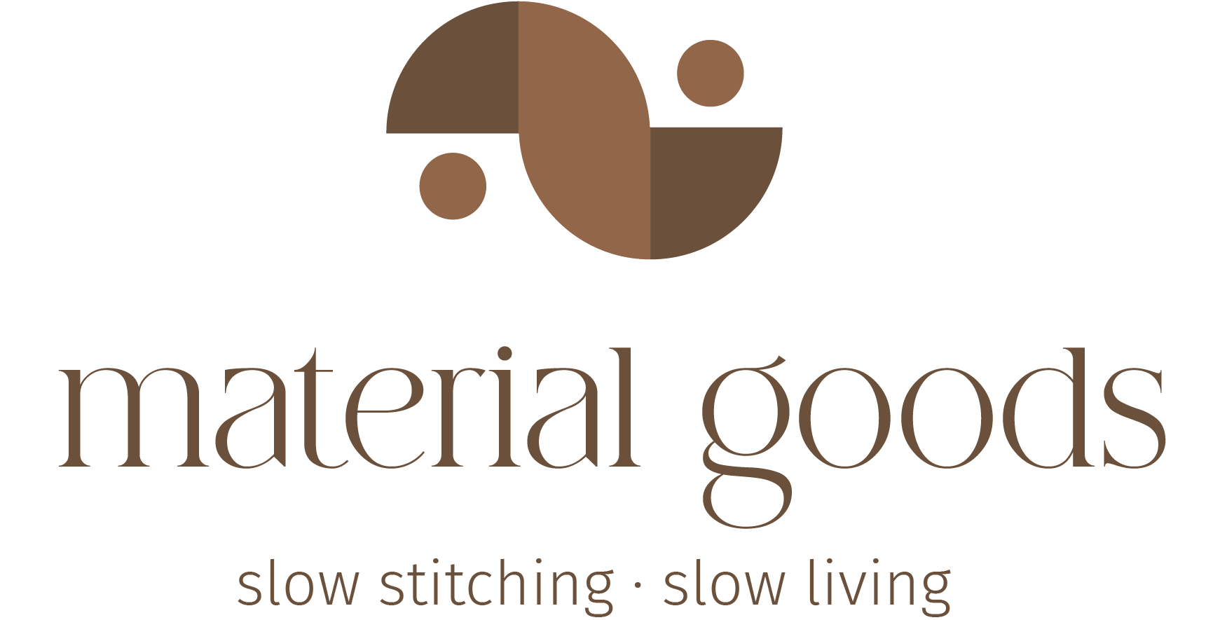 The logo for Material Goods.