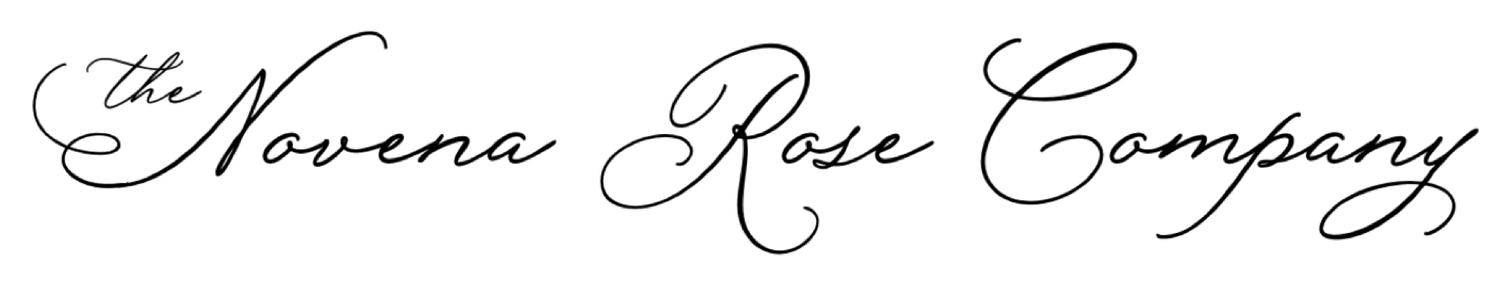 The logo for The Novena Rose Company, LLC.