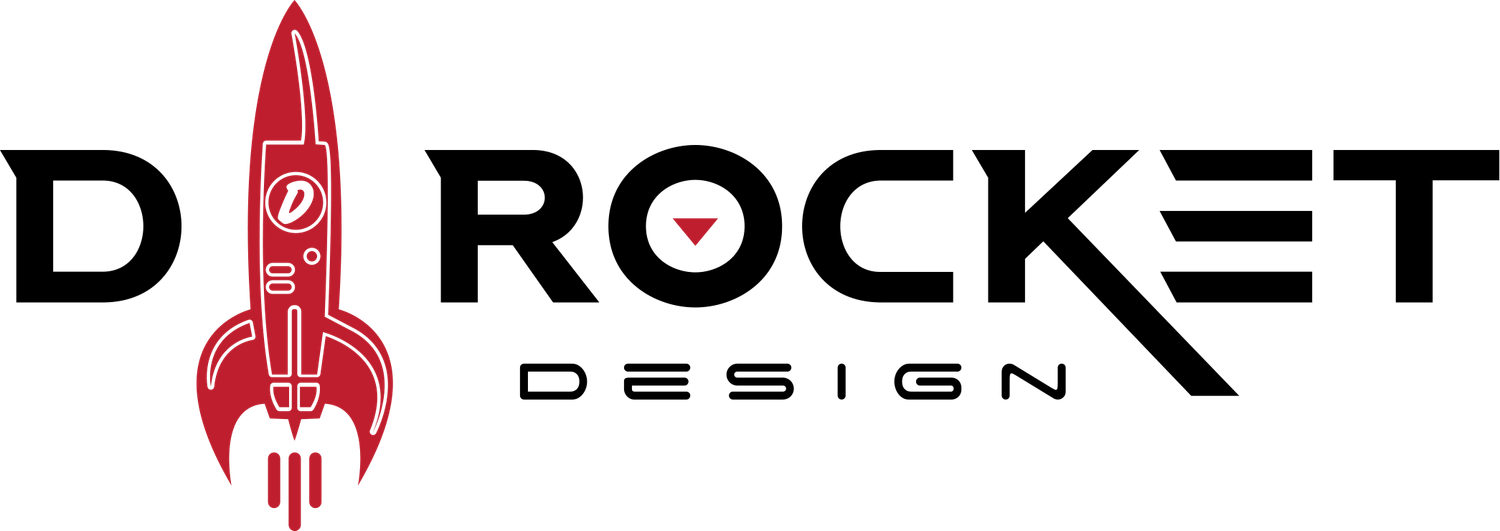 The logo for D Rocket Design.