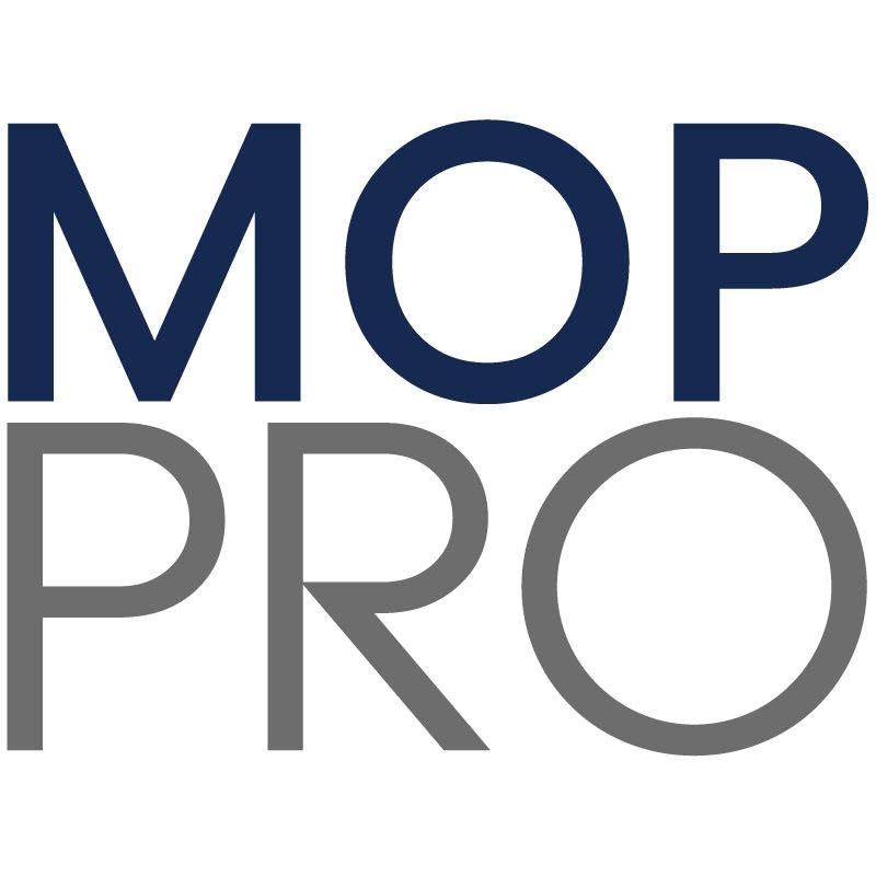 The logo for Mop PRO.